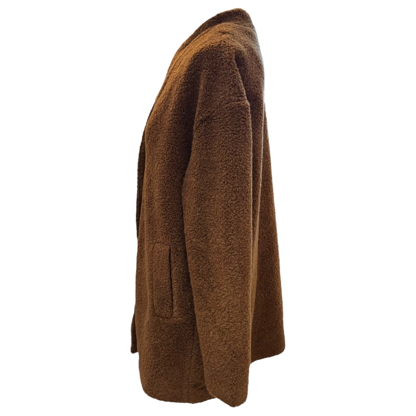 Paul Costelloe Brown Boucle Coat - 12