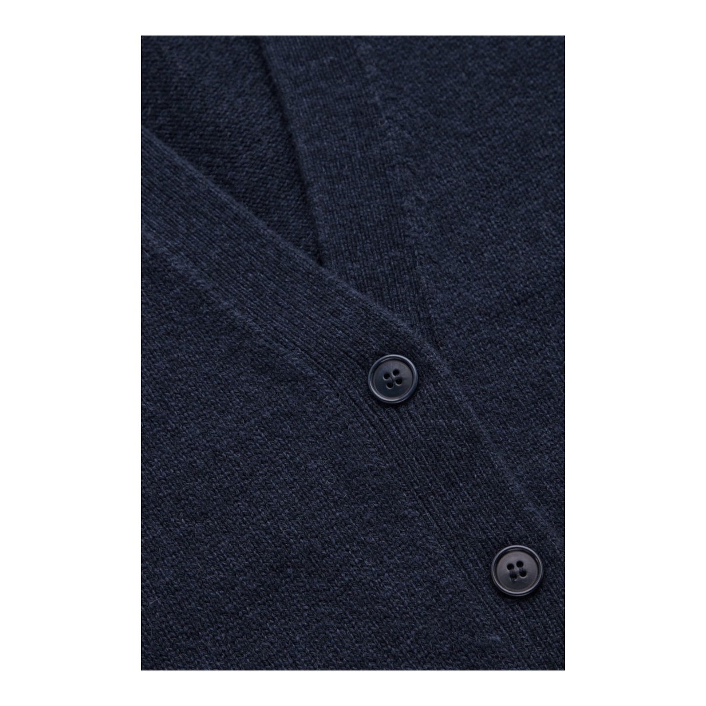COS Navy Wool Cardigan - 14/16