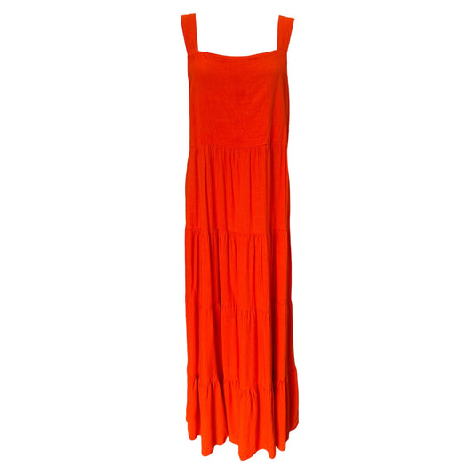 Mister Zimi Orange Maxi Dress - 14