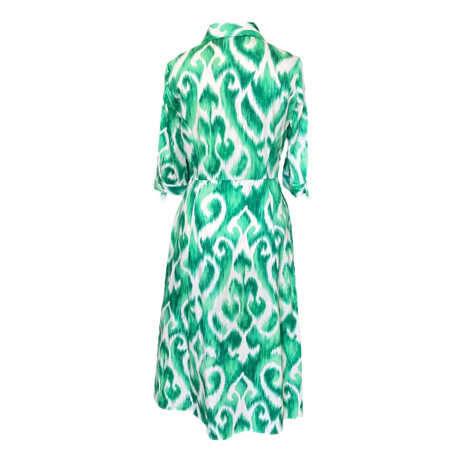 Luisa Spagnoli Green Shirt Dress - 12