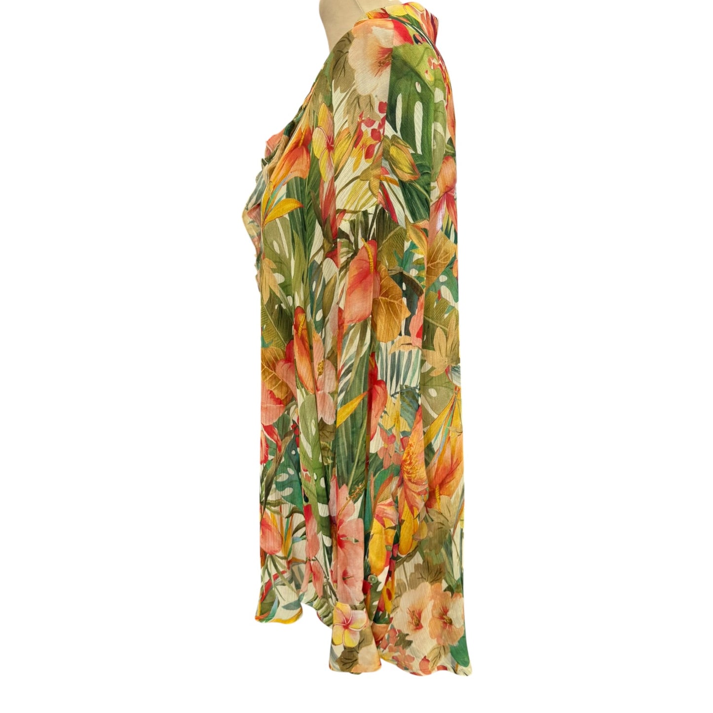 Momoni Floral Ruffle Shirt - 16