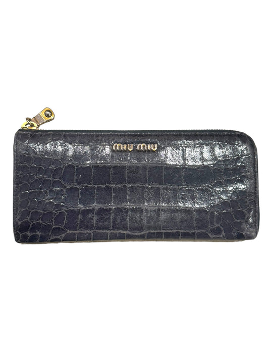 Miu Miu Navy Wallet