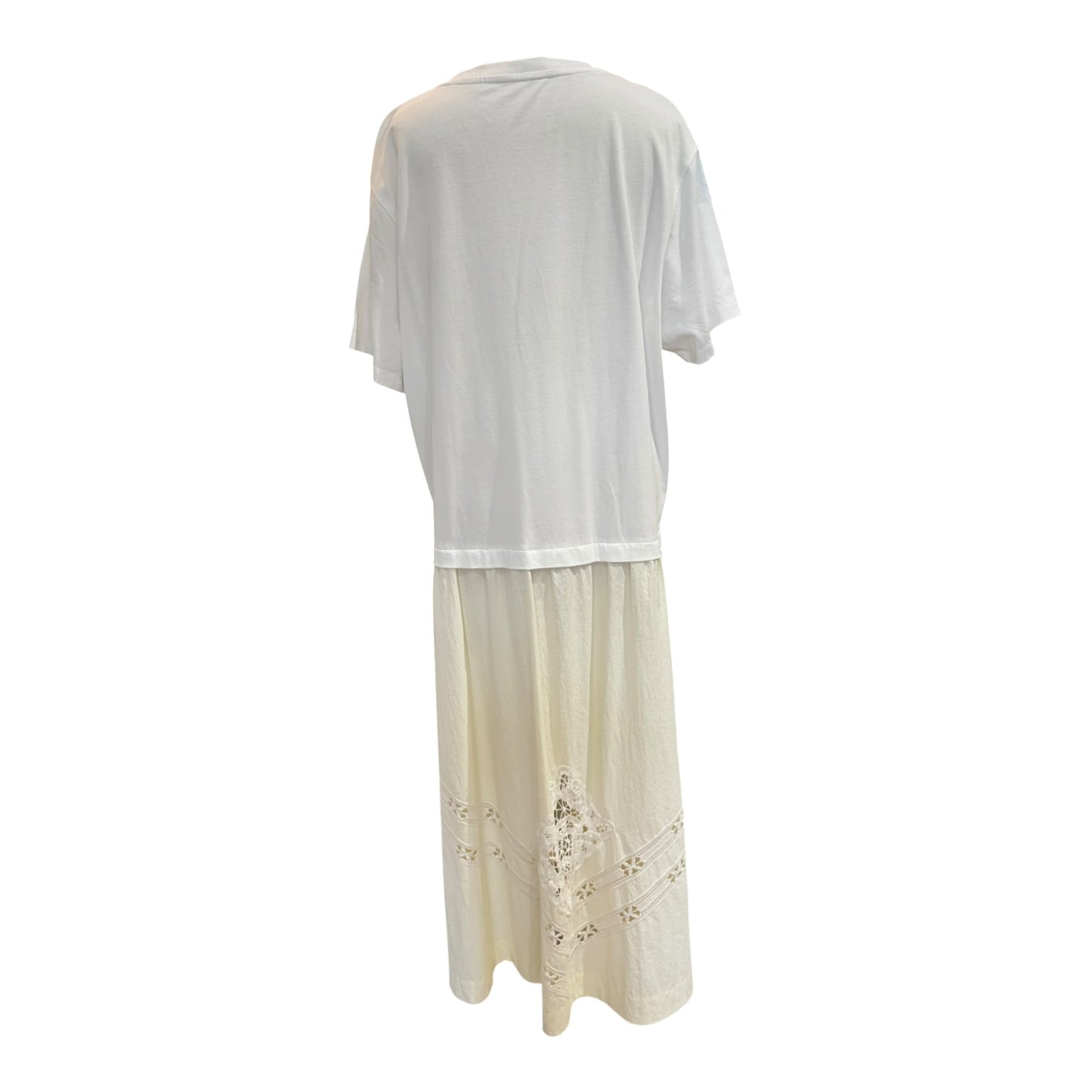 Sea Ainsley Cotton and Broderie Anglaise Midi Dress - 14/16