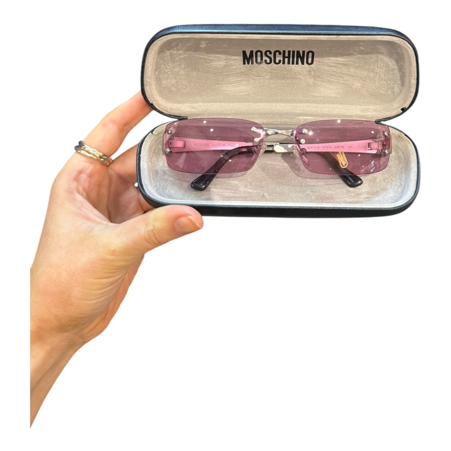 Moschino Purple Lens Sunglasses