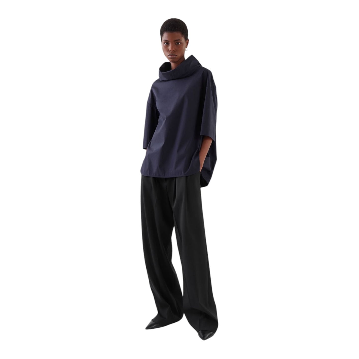 COS Roll Neck Tunic Top - 16