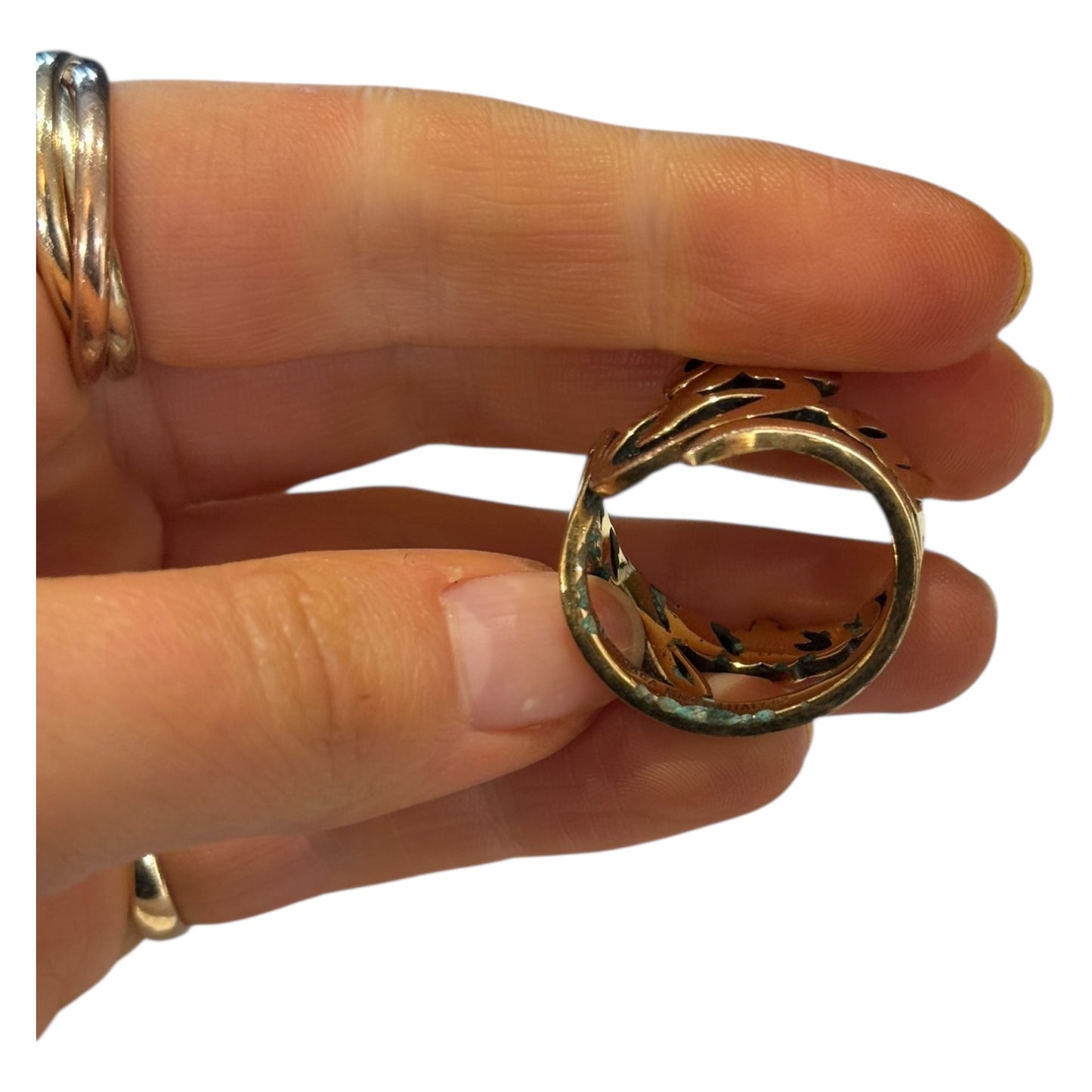 Balenciaga Typo Logo Ring - 62 / T.5