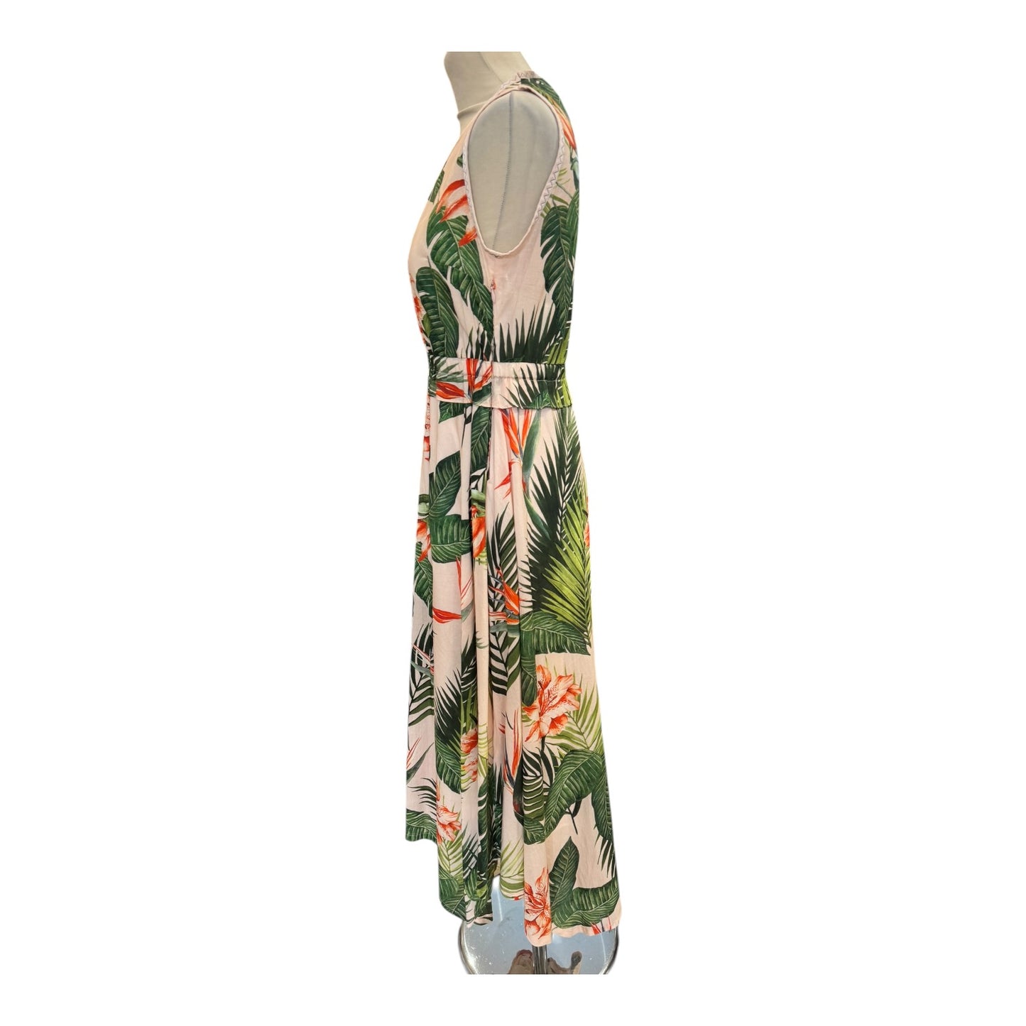 SportMax Code Floral Pink Cotton Dress - 8