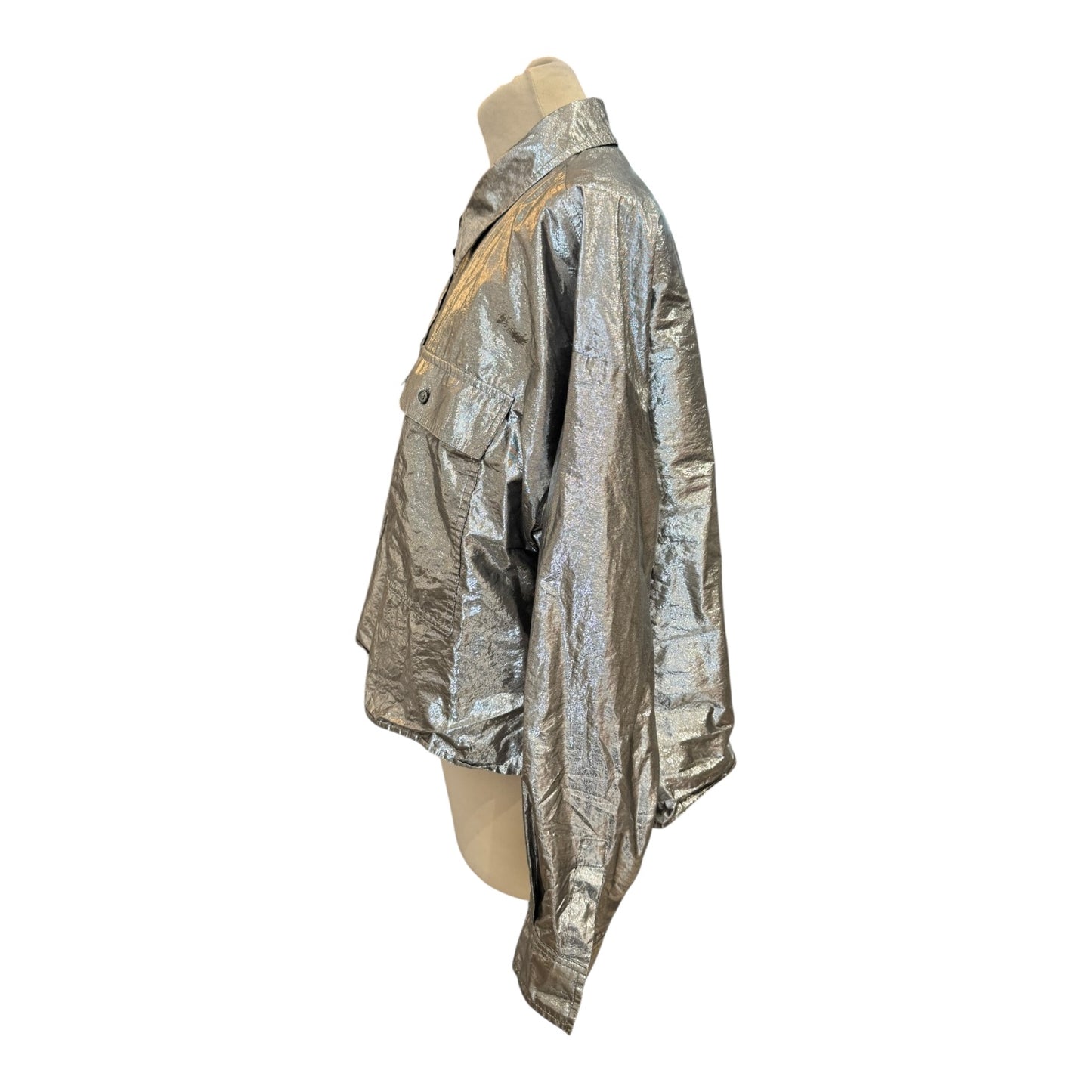 Weekend Max Mara Silver 'Aldeno' Shirt - 10/12