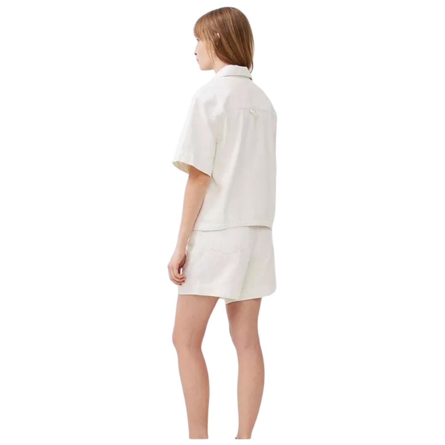 French Connection White Denim Shirt - 10