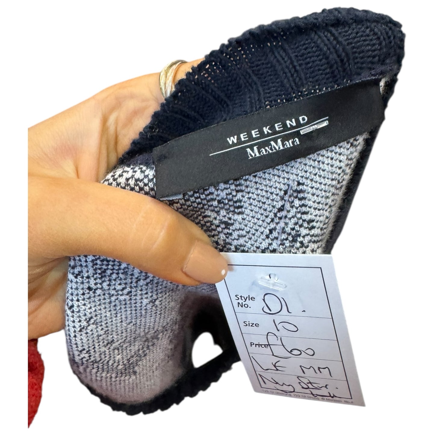 Weekend Max Mara Navy Cotton Star Vest - 10