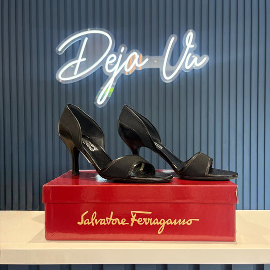 Ferragamo Black Heels - 7