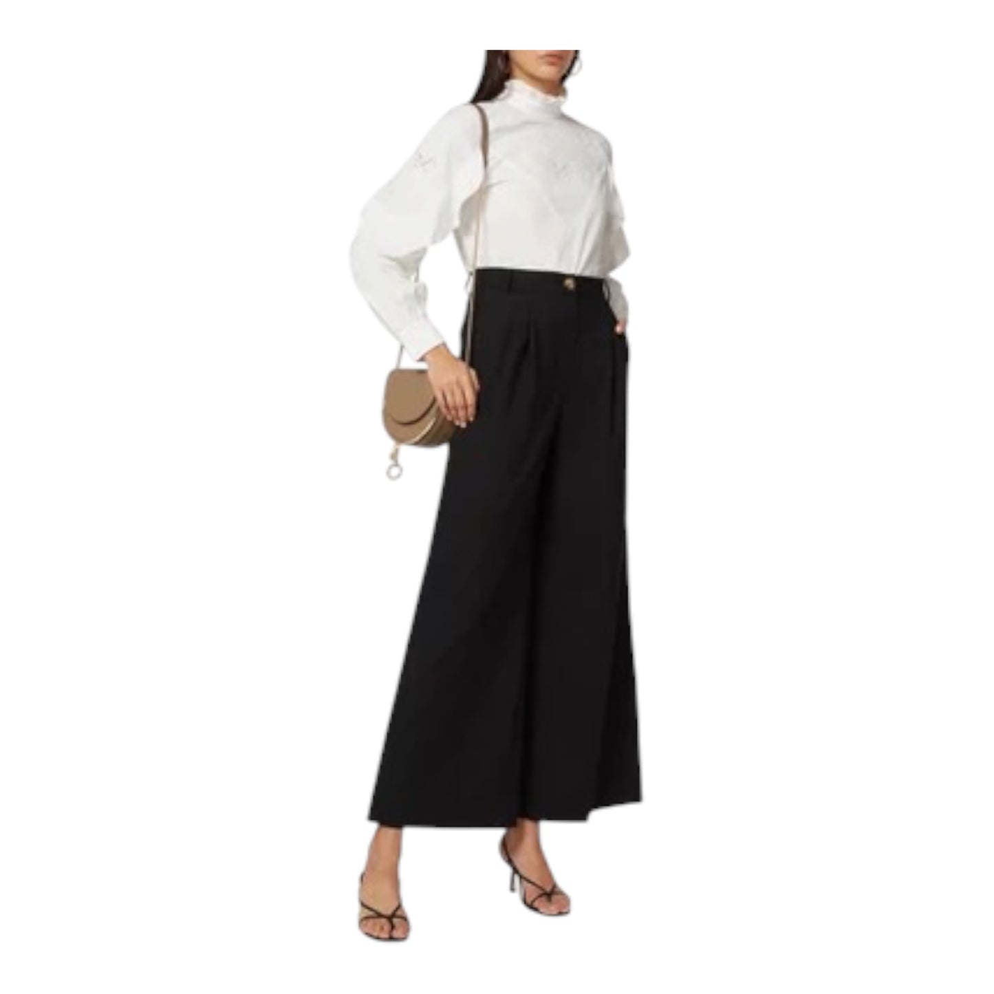 See By Chloe Broderie Anglaise Cotton Shirt - 12