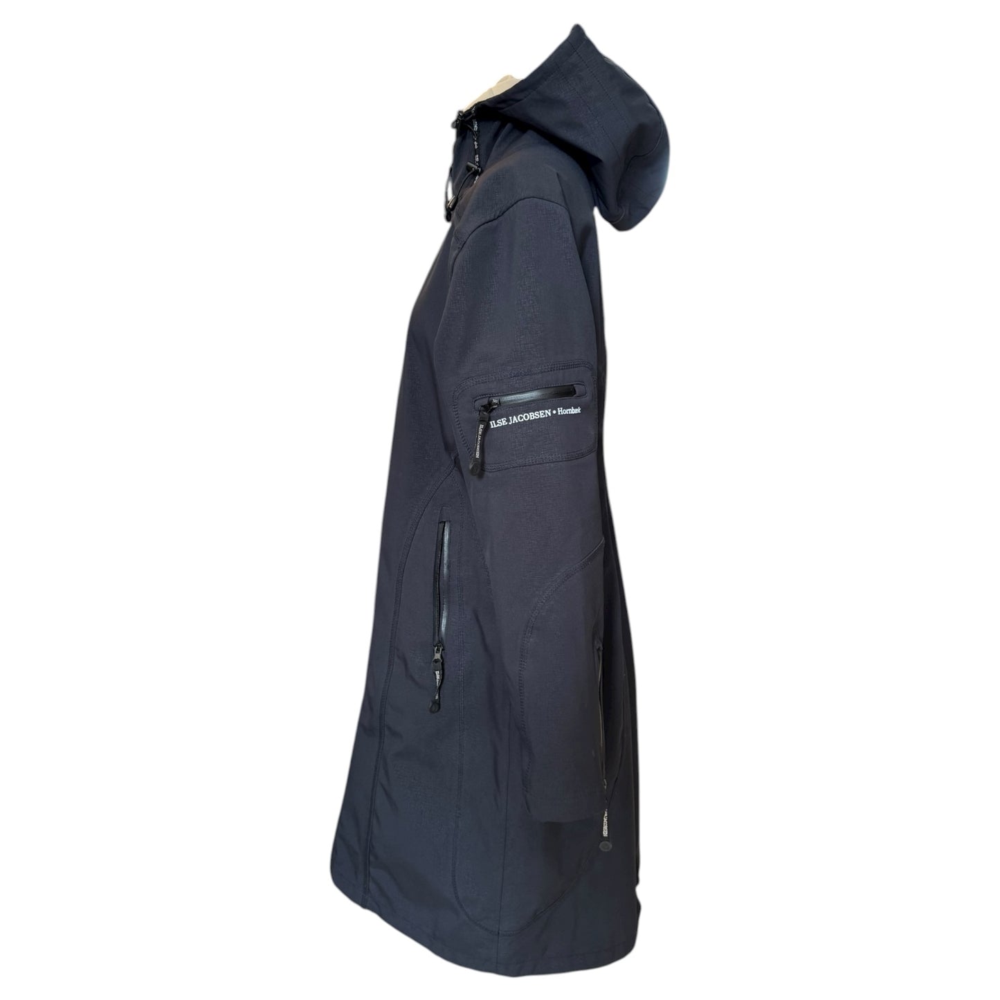 Ilse Jacobsen Navy Raincoat - 14