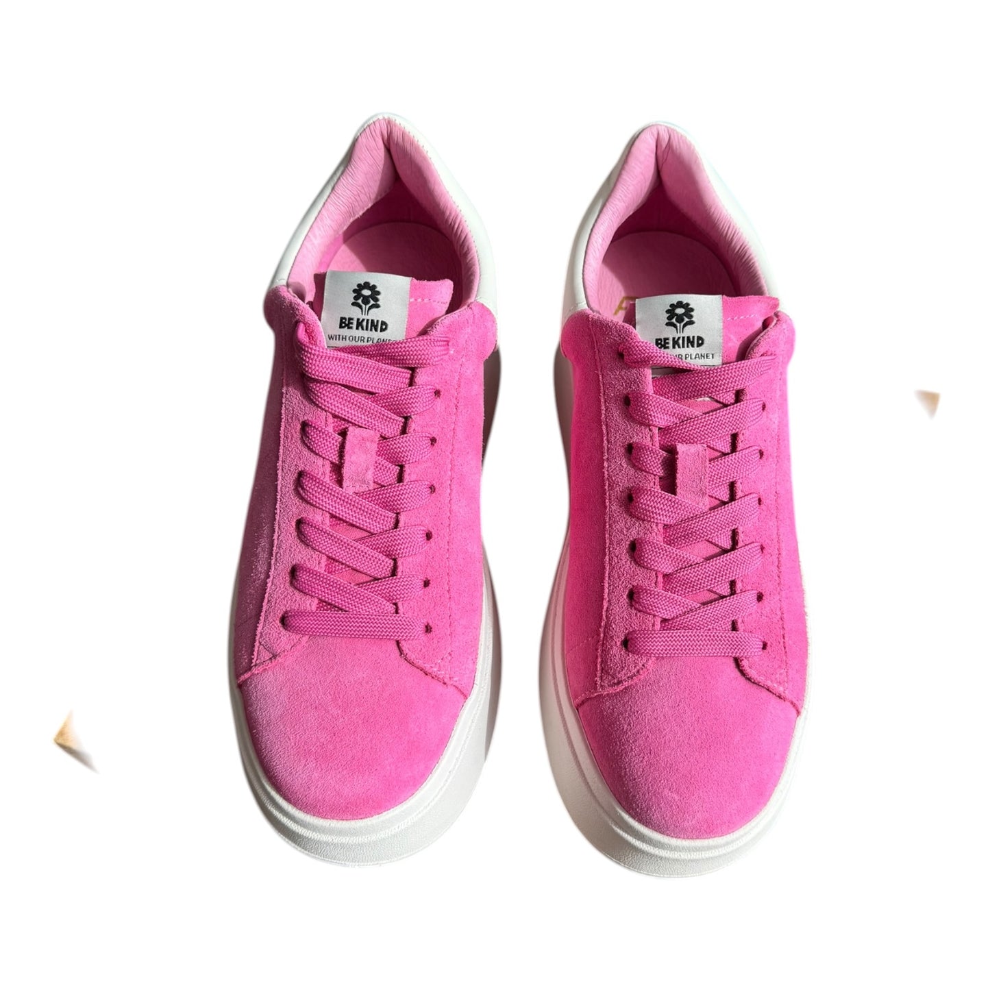 Ash Moby Fuschia Pink Suede Trainers - 38/5