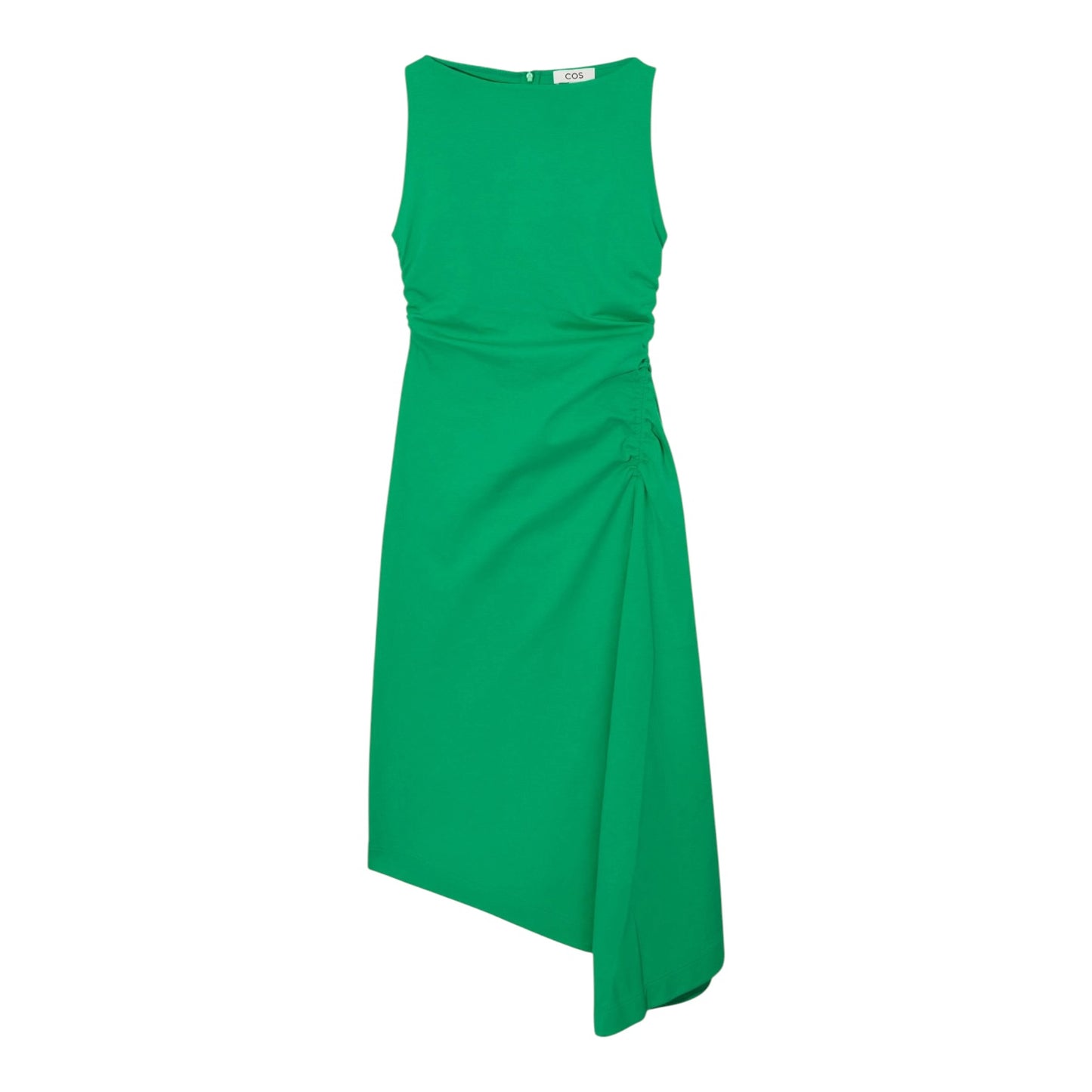 COS Green Ruched Dress - 10/12 - NEW