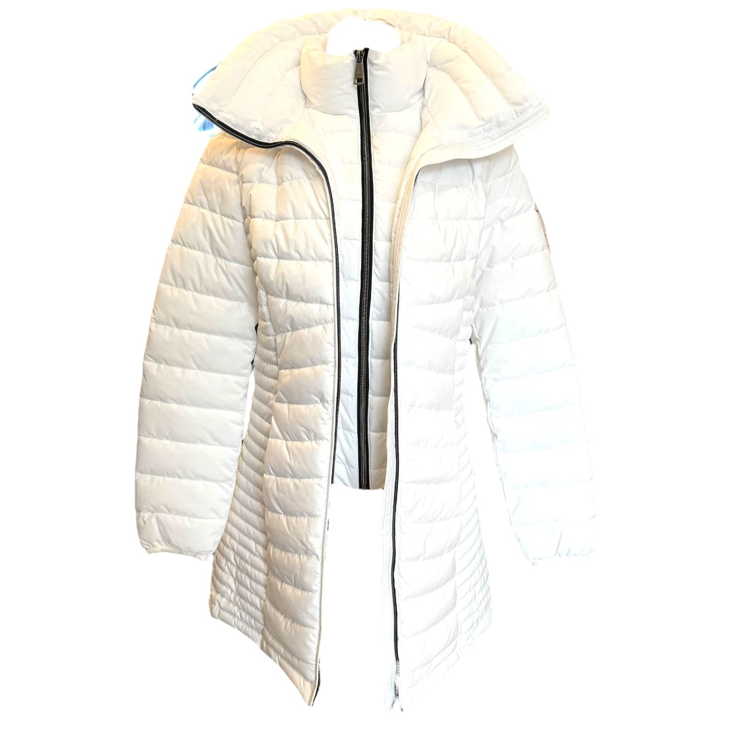 DKNY White Padded Coat - 10