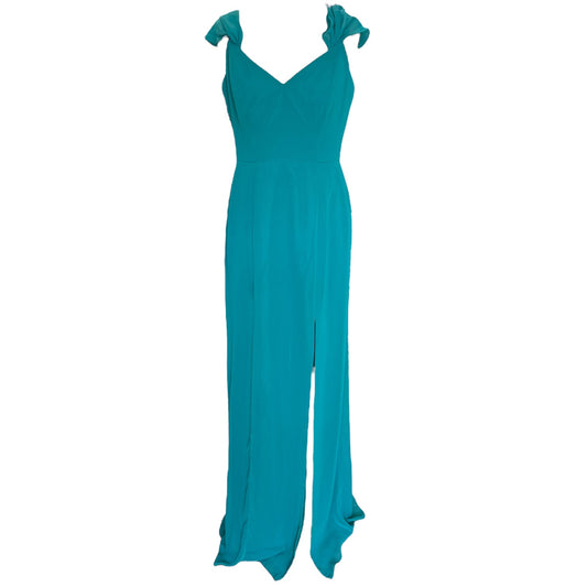After Six Jade Green Off Shoulder Dress - 12 - NEW
