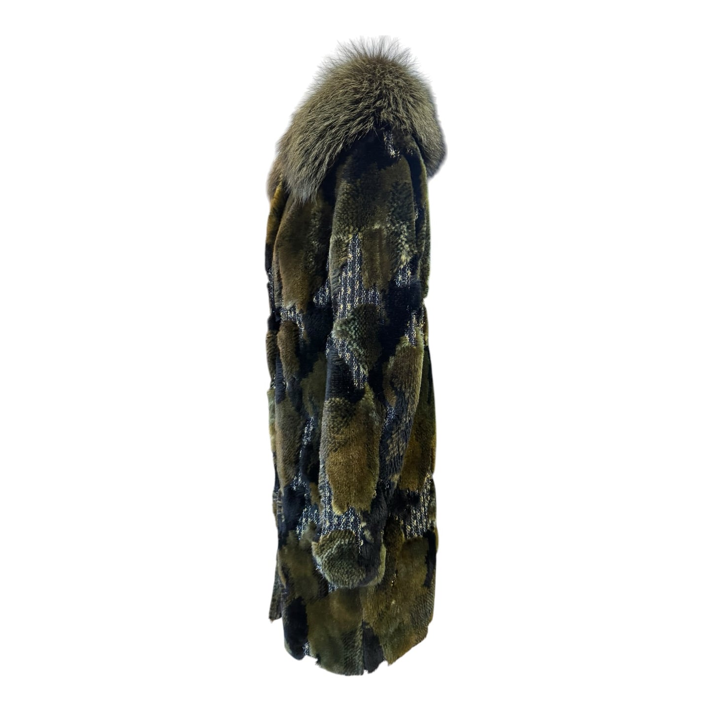Airfield Green Camo Fluffy Coat - 10