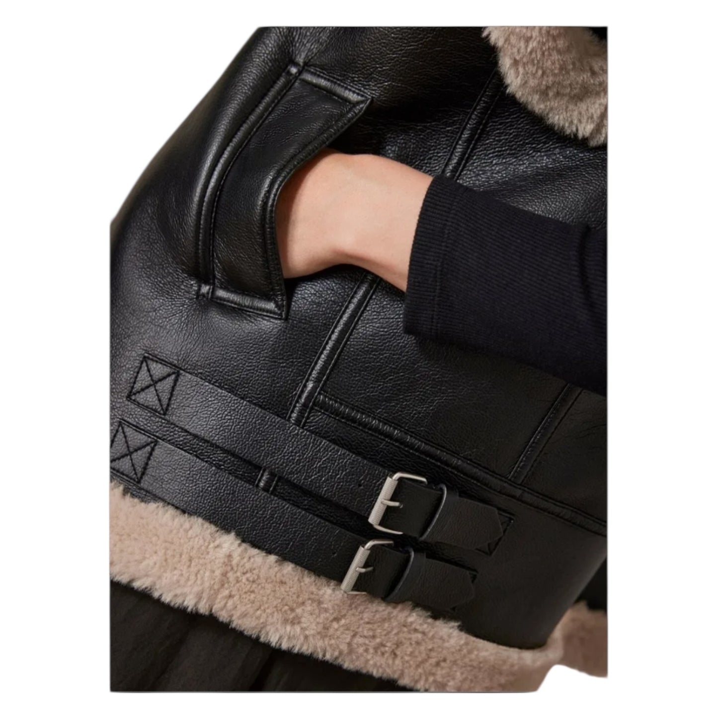 Mint Velvet Faux Shearling Lined Gilet - 12