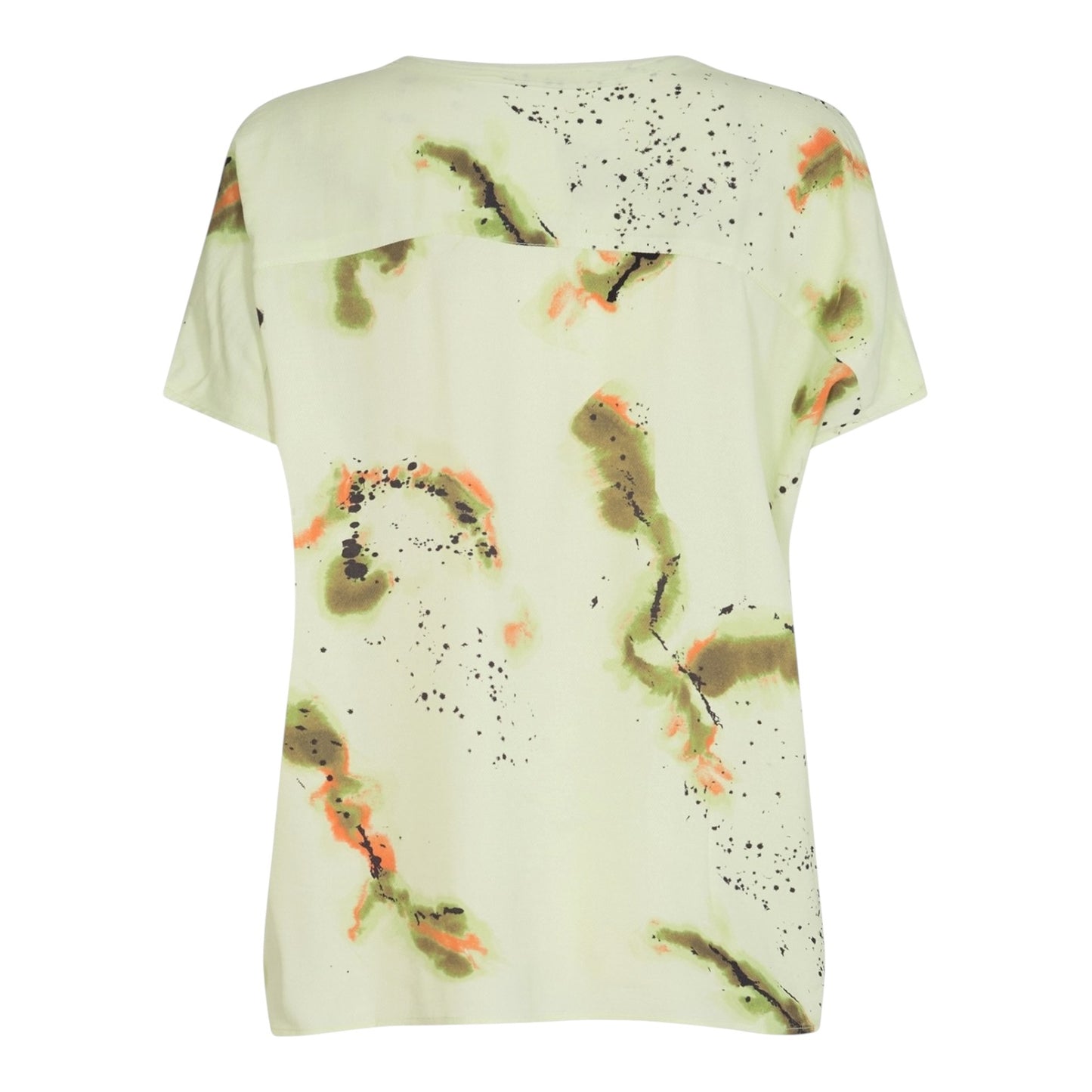 Mos Mosh Light Green V Neck Print Blouse - 10/12