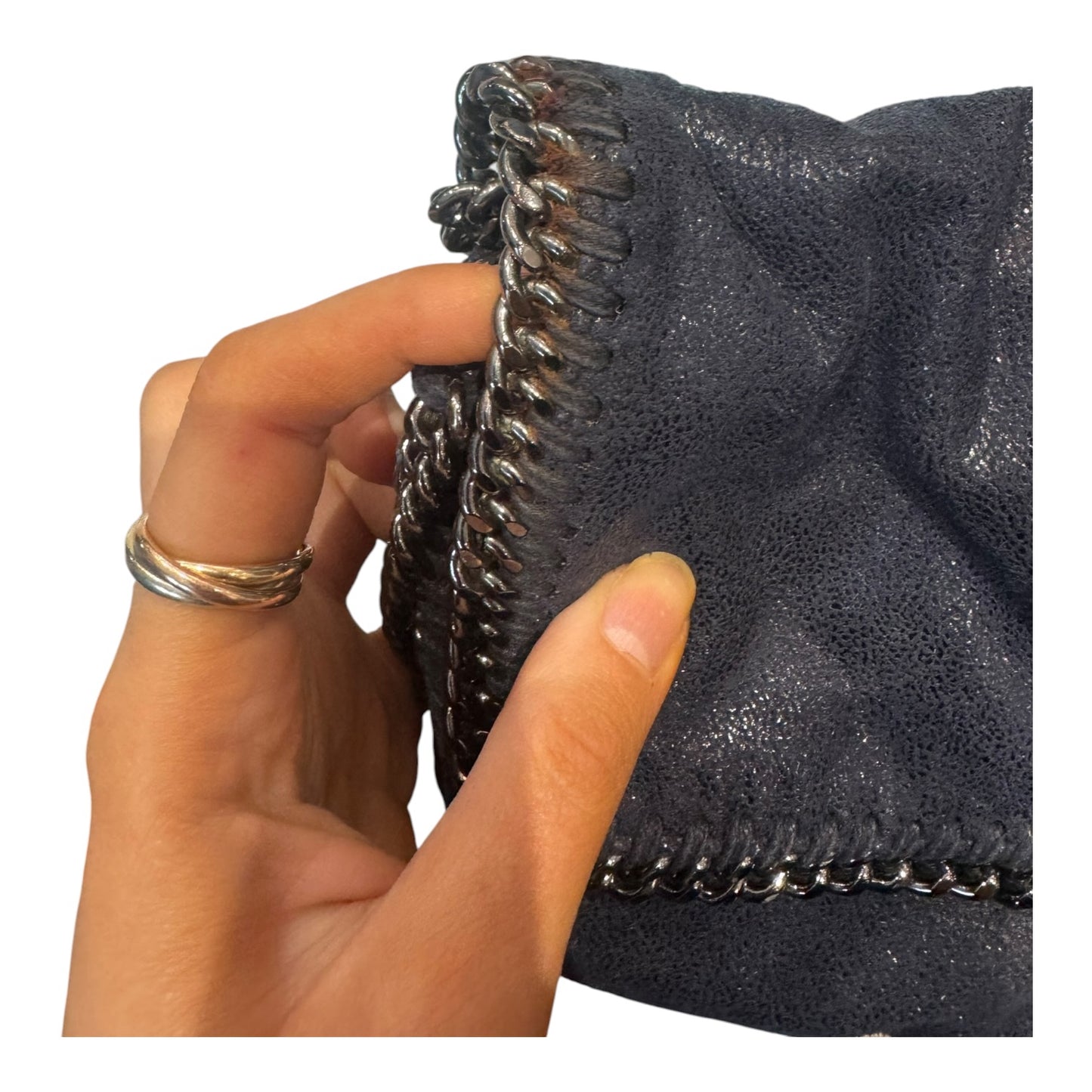 Stella McCartney Mini Navy Fallabella Crossbody Bag