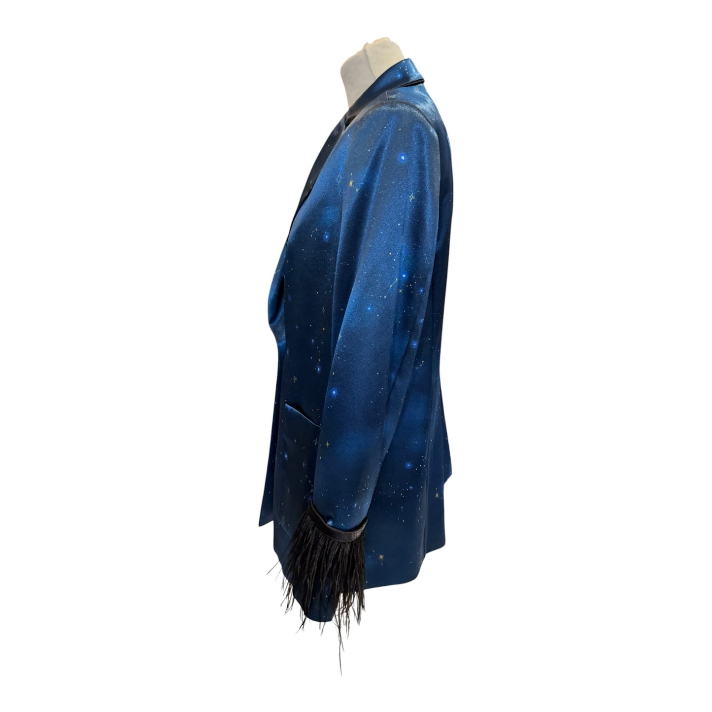 Marc Cain Detachable Feather Constellation Blazer - 12