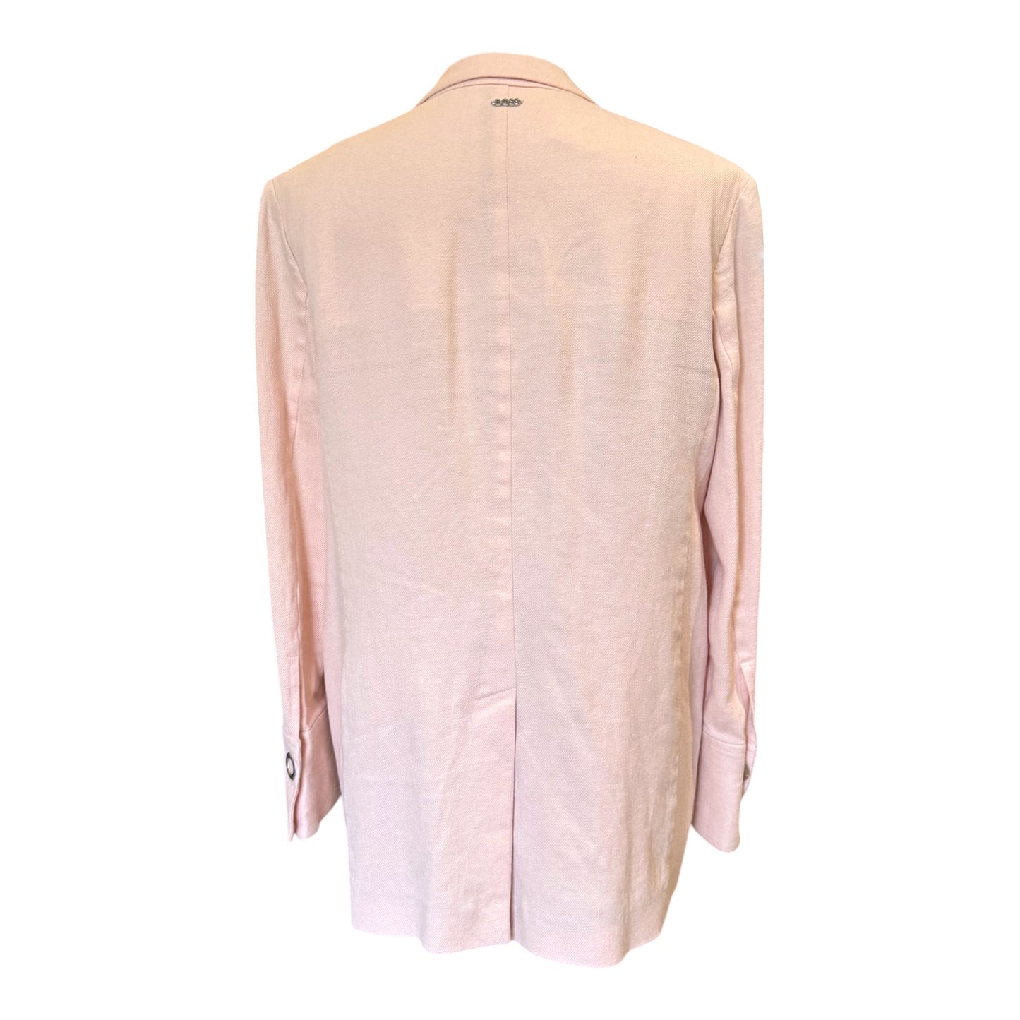 Boss Jizena Pink Linen Blazer - 10/12