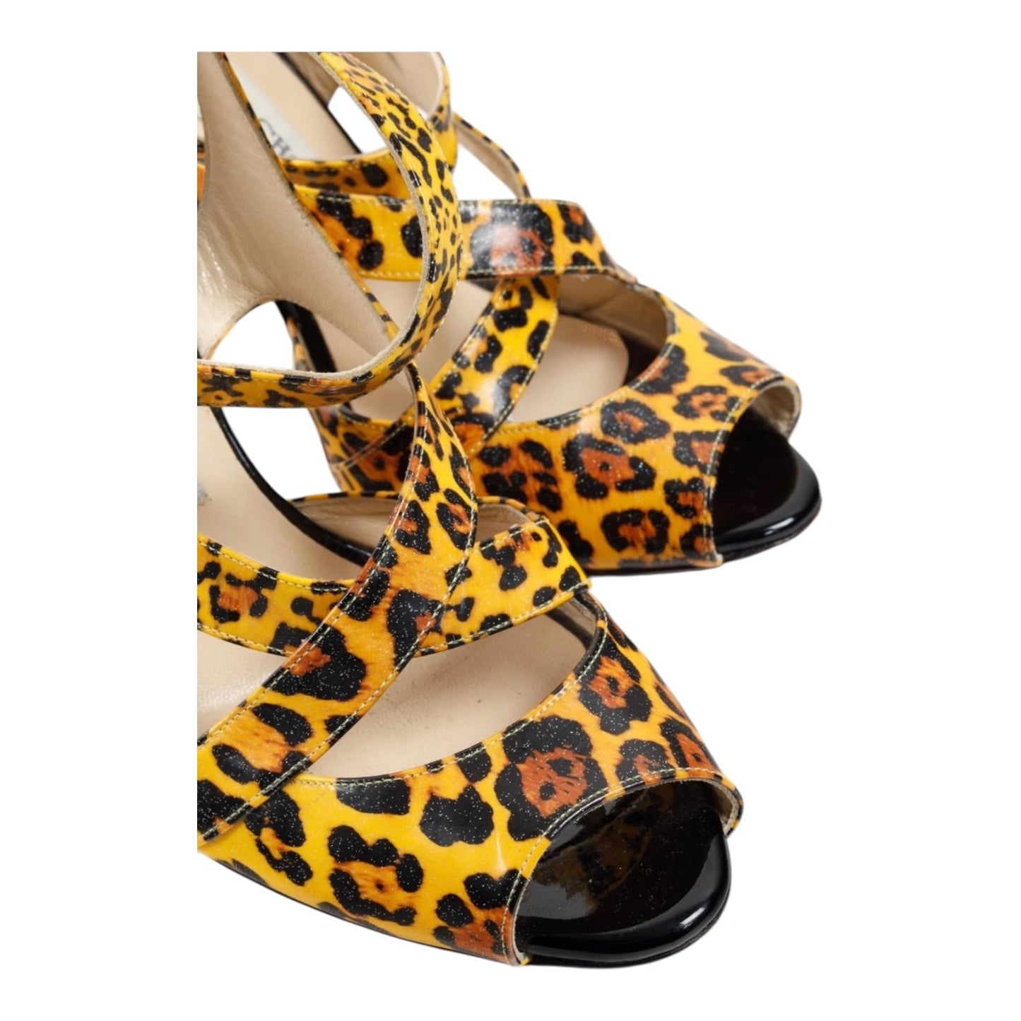 Jimmy Choo Multicolour Patent Leopard Heels - 39.5 / 6.5