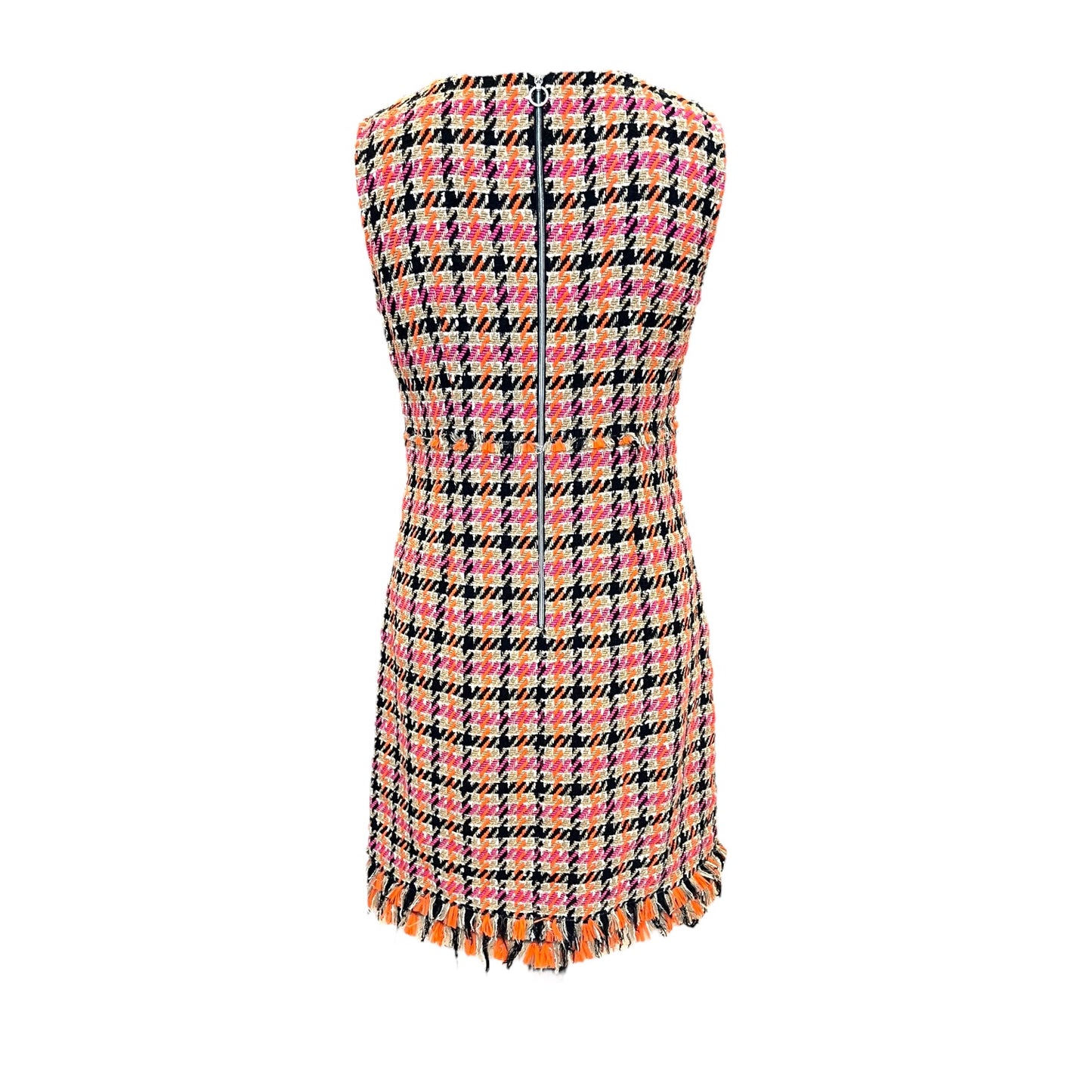 Marc Cain Biege and Pink Tweed Dress - 12