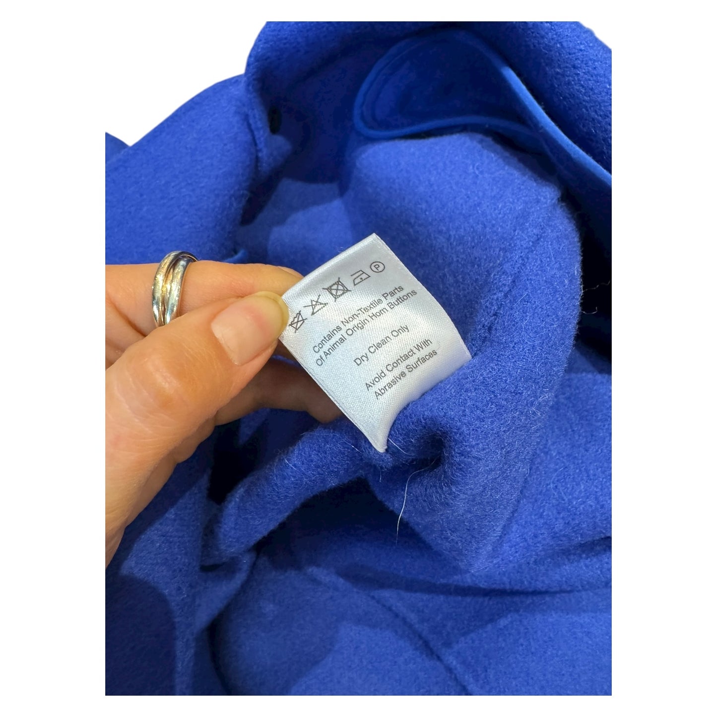 Jigsaw Cobalt Double Face Oval Coat - 10