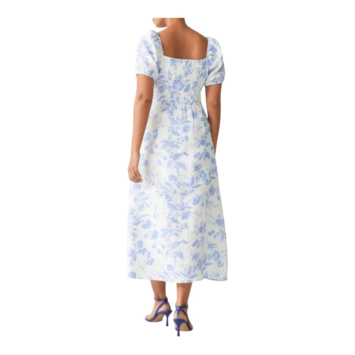 & Other Stories Puff Sleeve Midi Dress - 12/14 - NEW