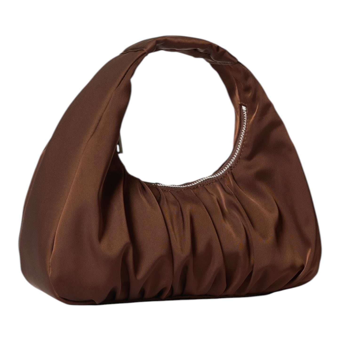 Jigsaw Pleated Satin Tay Bag