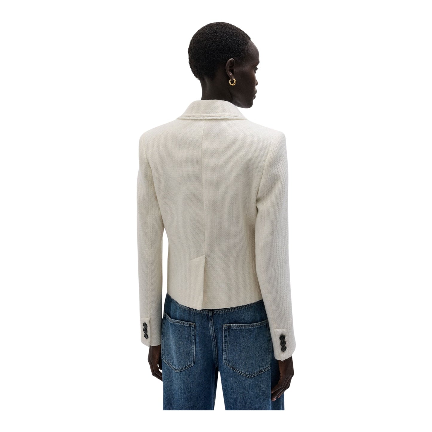 Me + Em AM-PM Fitted Blazer Italian Wool Blend - 12