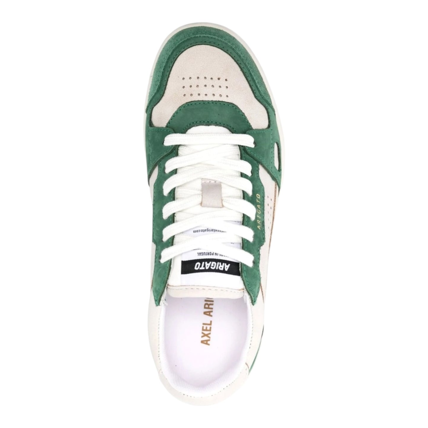 Axel Arigato Green and White Dice Low Top Sneakers - 40/6.5