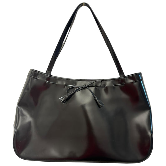 Anya Hindmarch Black Leather Shoulder Bag