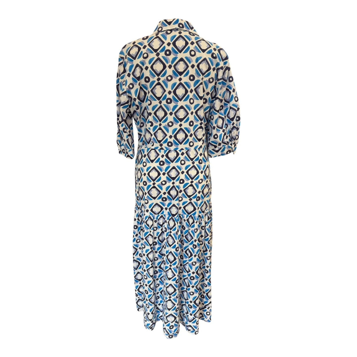 Marella Danae Blue Printed Dress - 12