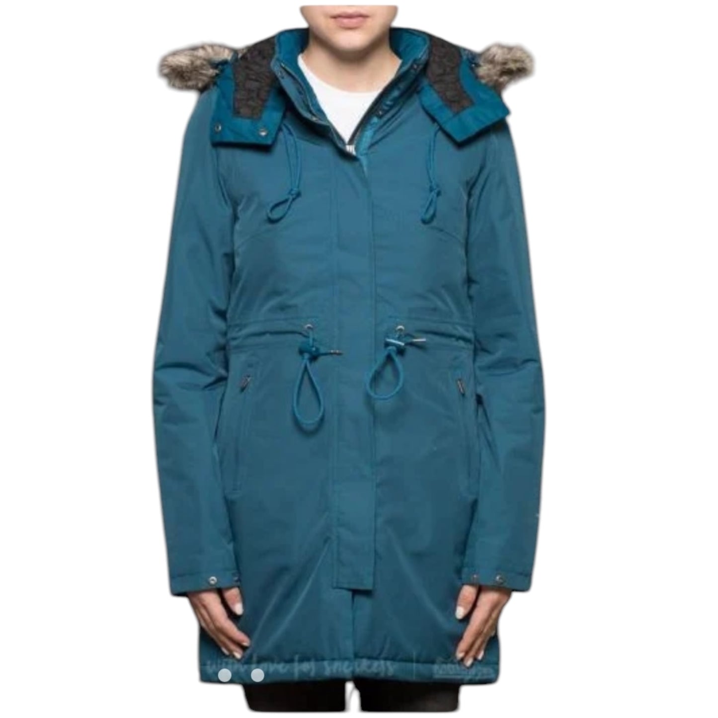 The North Face Teal Padded Coat - 8