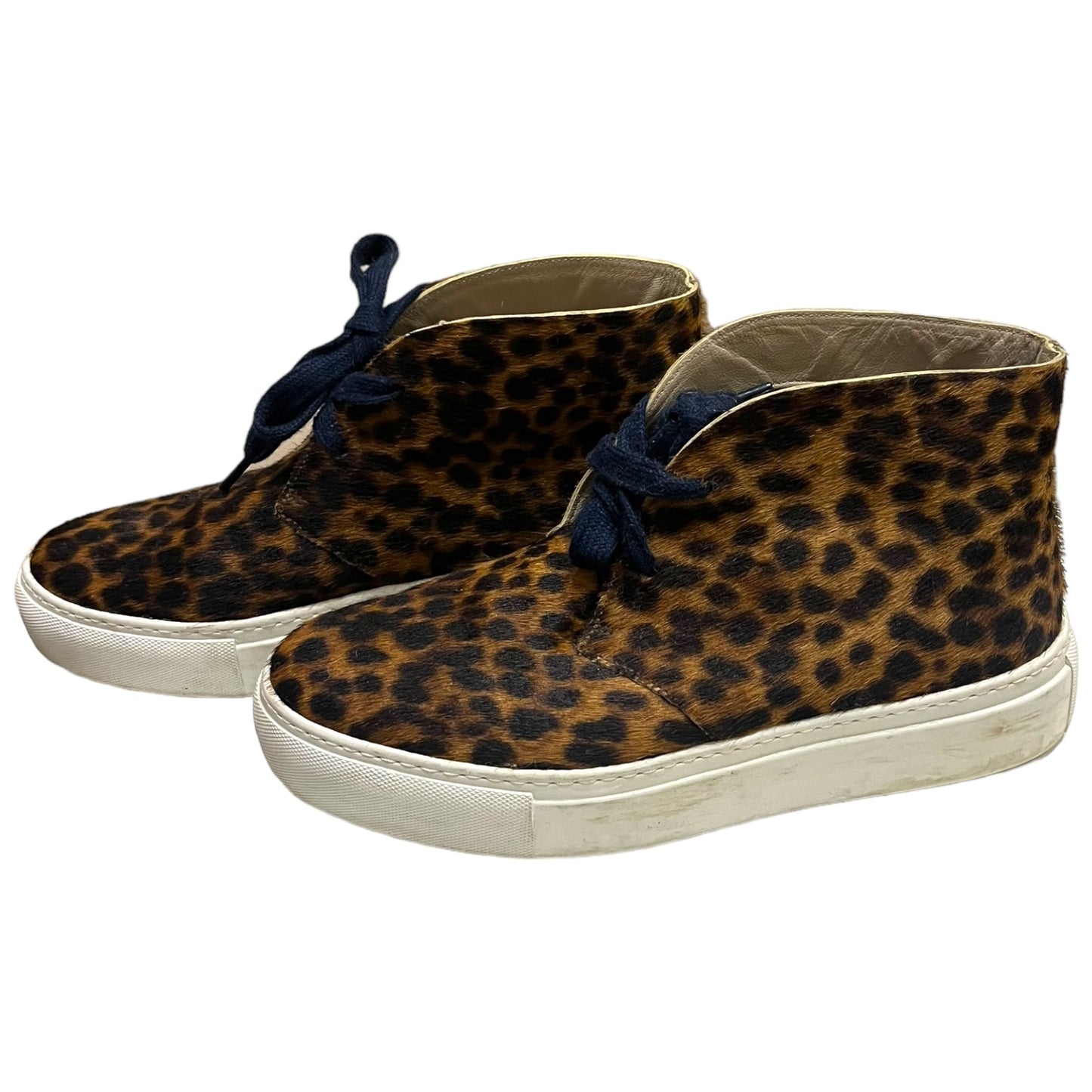 Boden Animal Print Hi Top Trainers