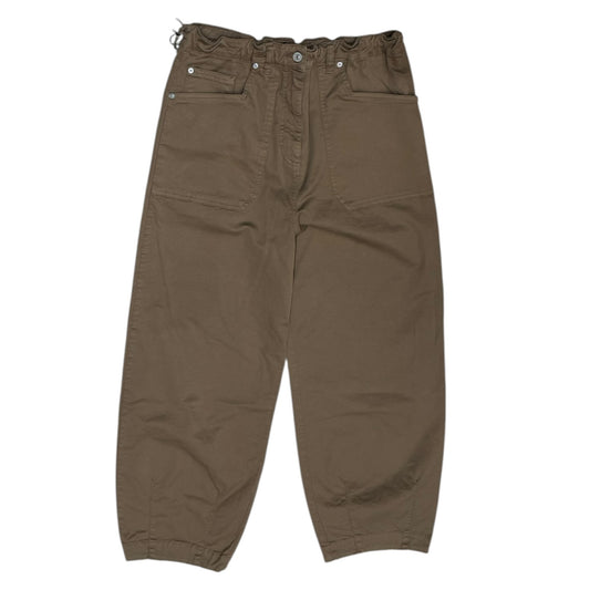 Paul Smith Brown Chino Barrel Leg Trousers - 12 - NEW