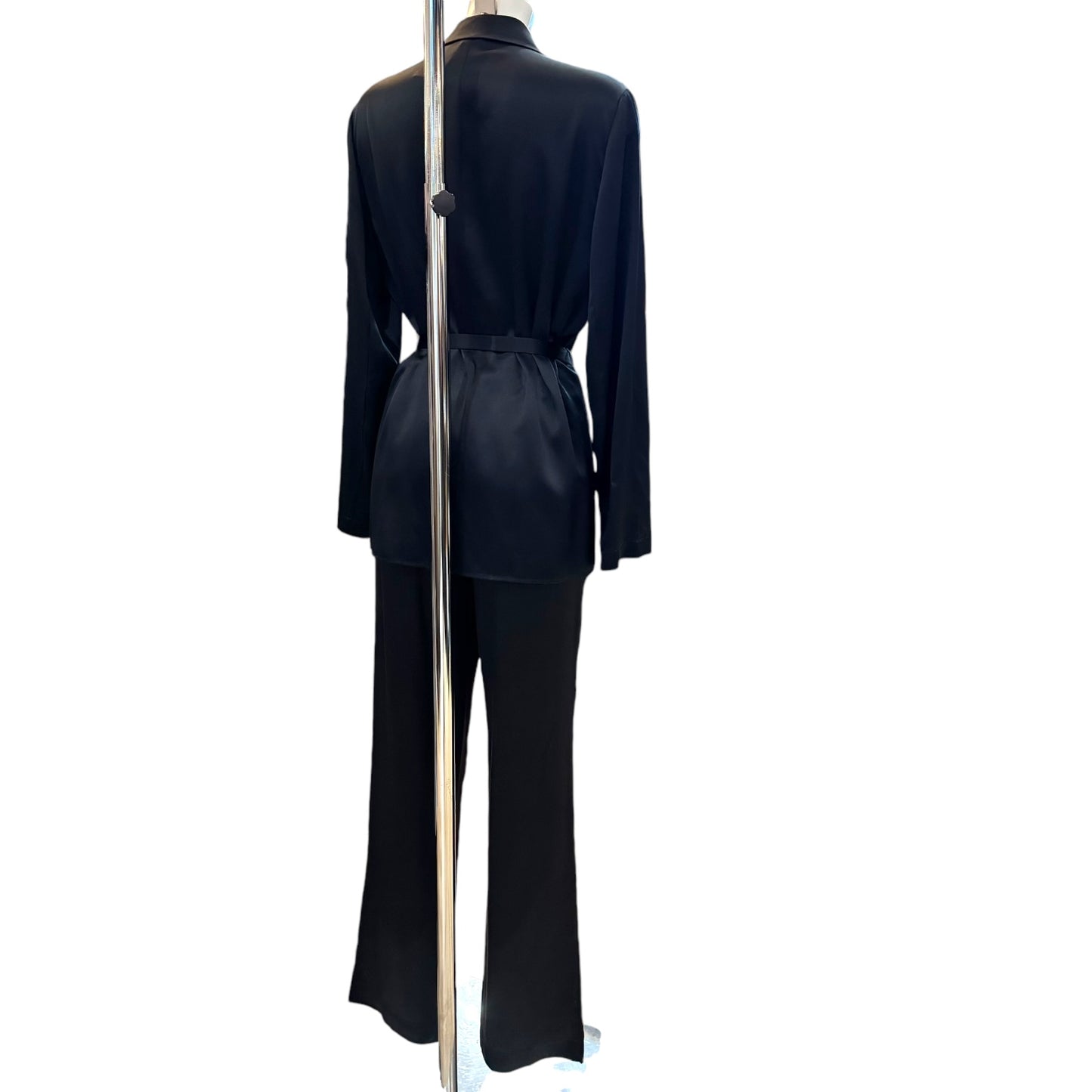 Joseph Black Silk Trouser Suit - 10