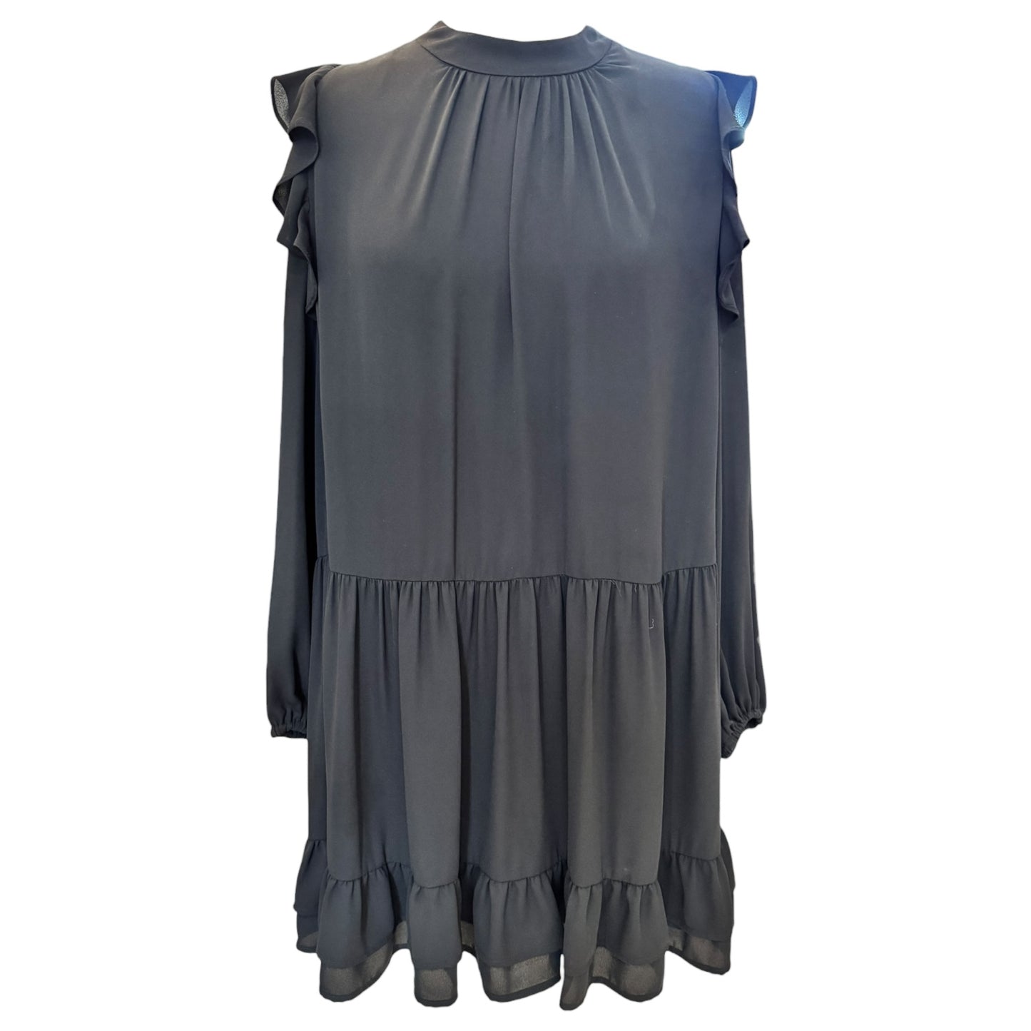 Claudie Pierlot Black Chiffon Dress - 10