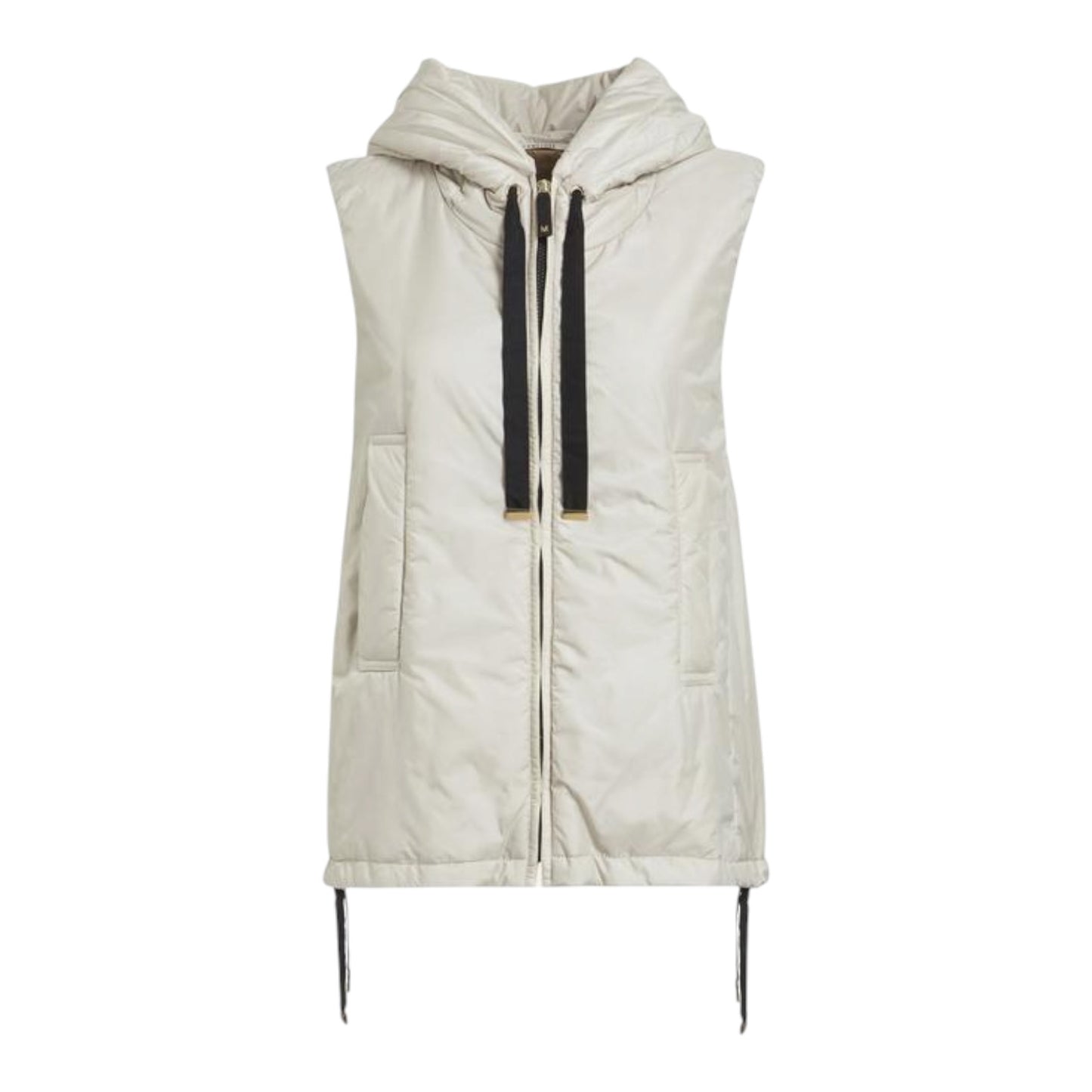 Max Mara Beige Greengo Drip-Proof Canvas Gilet - 12/14