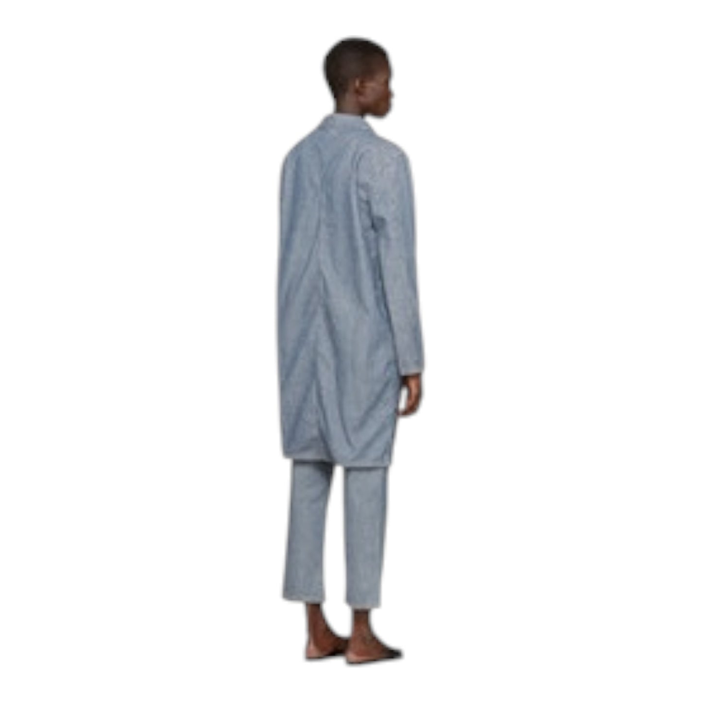 6397 Indigo Herringbone Workwear Jacket - 10