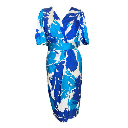 Herysa Blue Floral Dress - 12