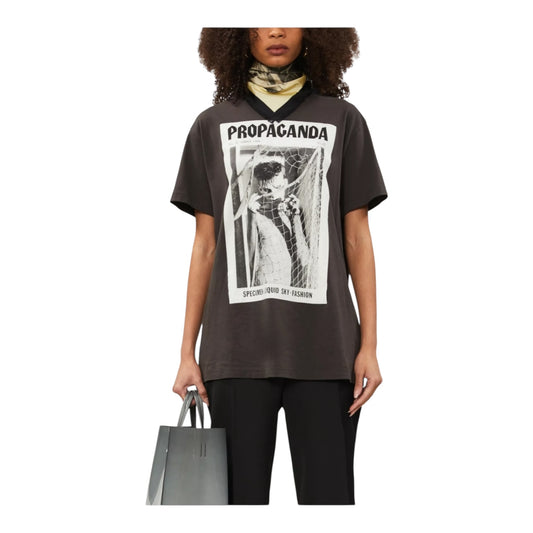 Acne Studios 'Propaganda' Print T Shirt - One Size