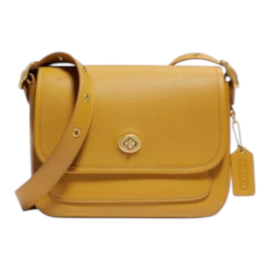 Coach Rambler Mustard Yellow Bag