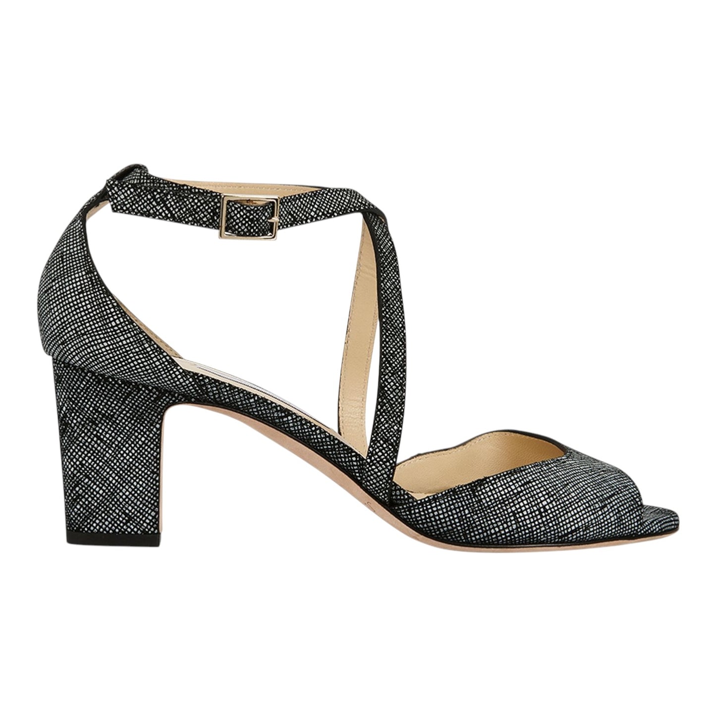 Jimmy Choo Wrap Around Block Heel Sandals - 39.5 / 6.5