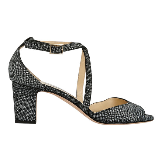 Jimmy Choo Wrap Around Block Heel Sandals - 39.5 / 6.5