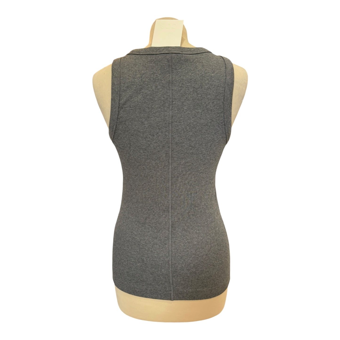 COS Grey Ribbed Cotton Tank Top - 10/12 - NEW
