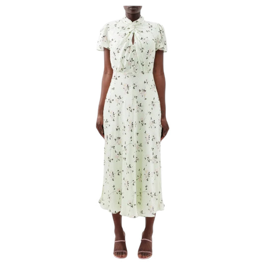 Self-Portrait Green Patterned Dress - 14